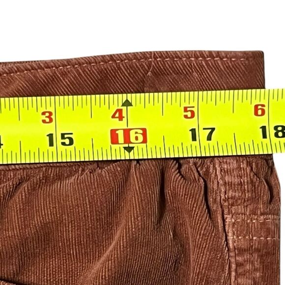 Bella Dahl Anthropologie Corduroy Pants Sz 31 Burnt Orange Fall Academia Casual - Picture 6 of 11